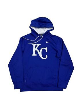 NIKE KANSAS CITY ROYALS Hoodie MLB Baseball Sweatshirt Mens Small